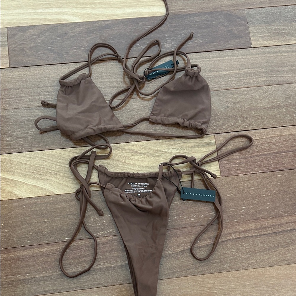 Brown Bikini Set